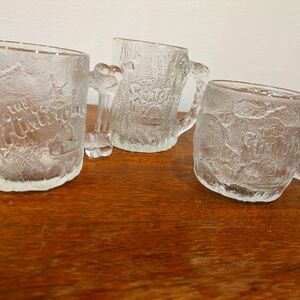 McDonalds Flintstones Mugs 1993 Made In France